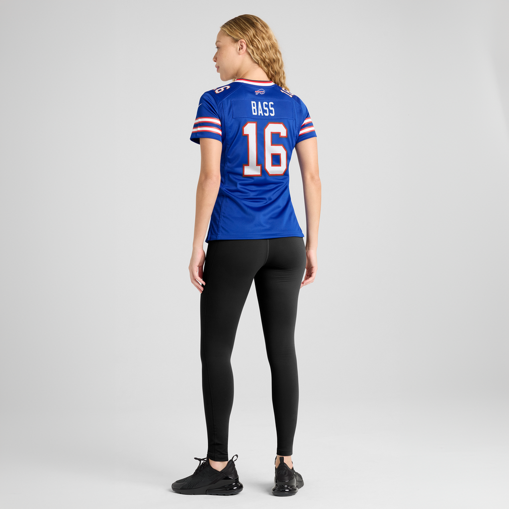 Women's Nike Buffalo Bills Tyler Bass Royal Team Game NFL Jersey