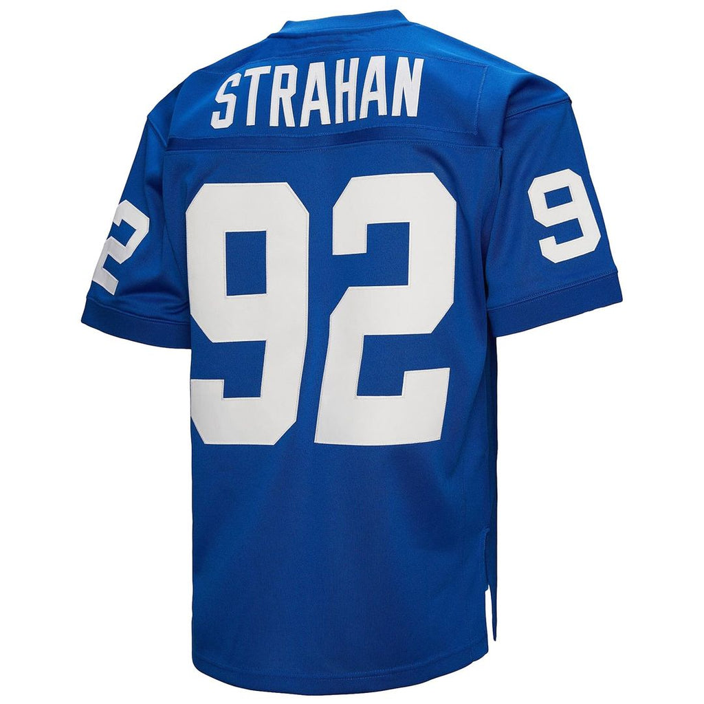 Men's Mitchell & Ness New York Giants Michael Strahan Royal 1994 Authentic Throwback Retired Player NFL Jersey