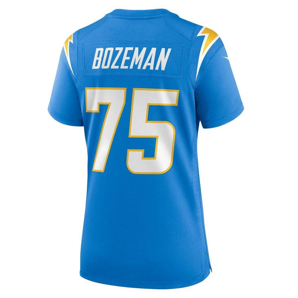 Women's Nike Los Angeles Chargers Bradley Bozeman Powder Blue Game NFL Jersey