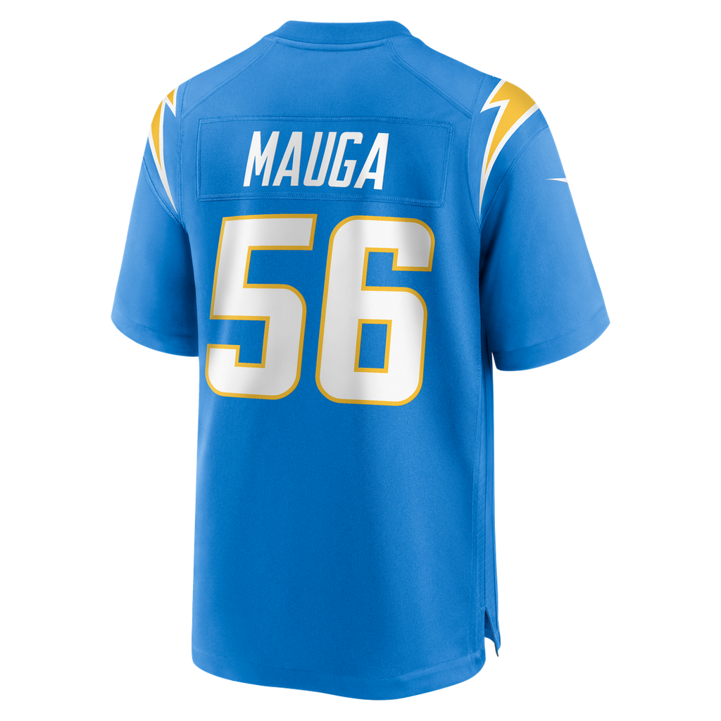 Men's Nike Los Angeles Chargers Kanai Mauga Powder Blue Team Game NFL Jersey