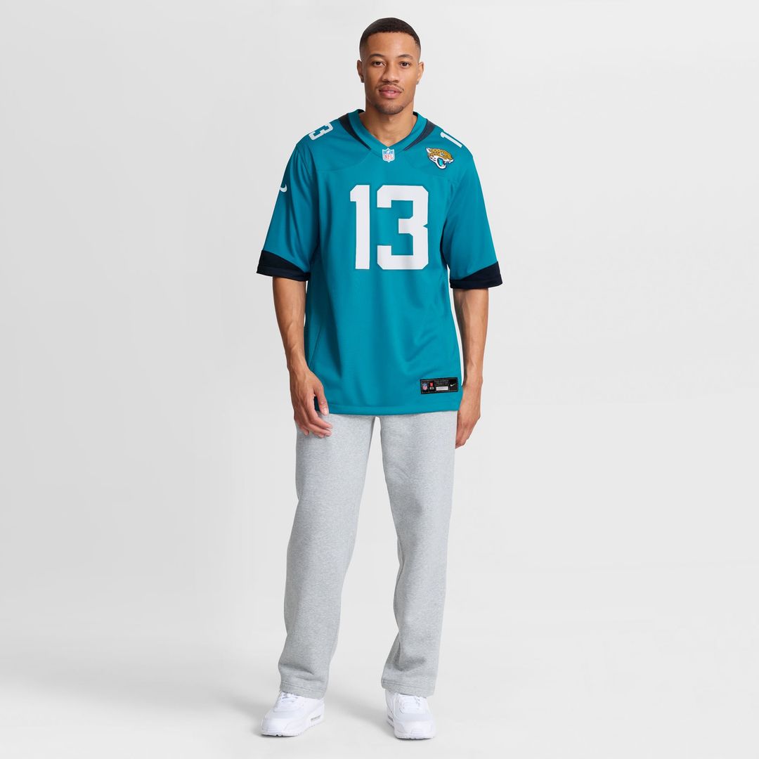 Men's Nike Jacksonville Jaguars Tim Jones Teal Team Game NFL Jersey