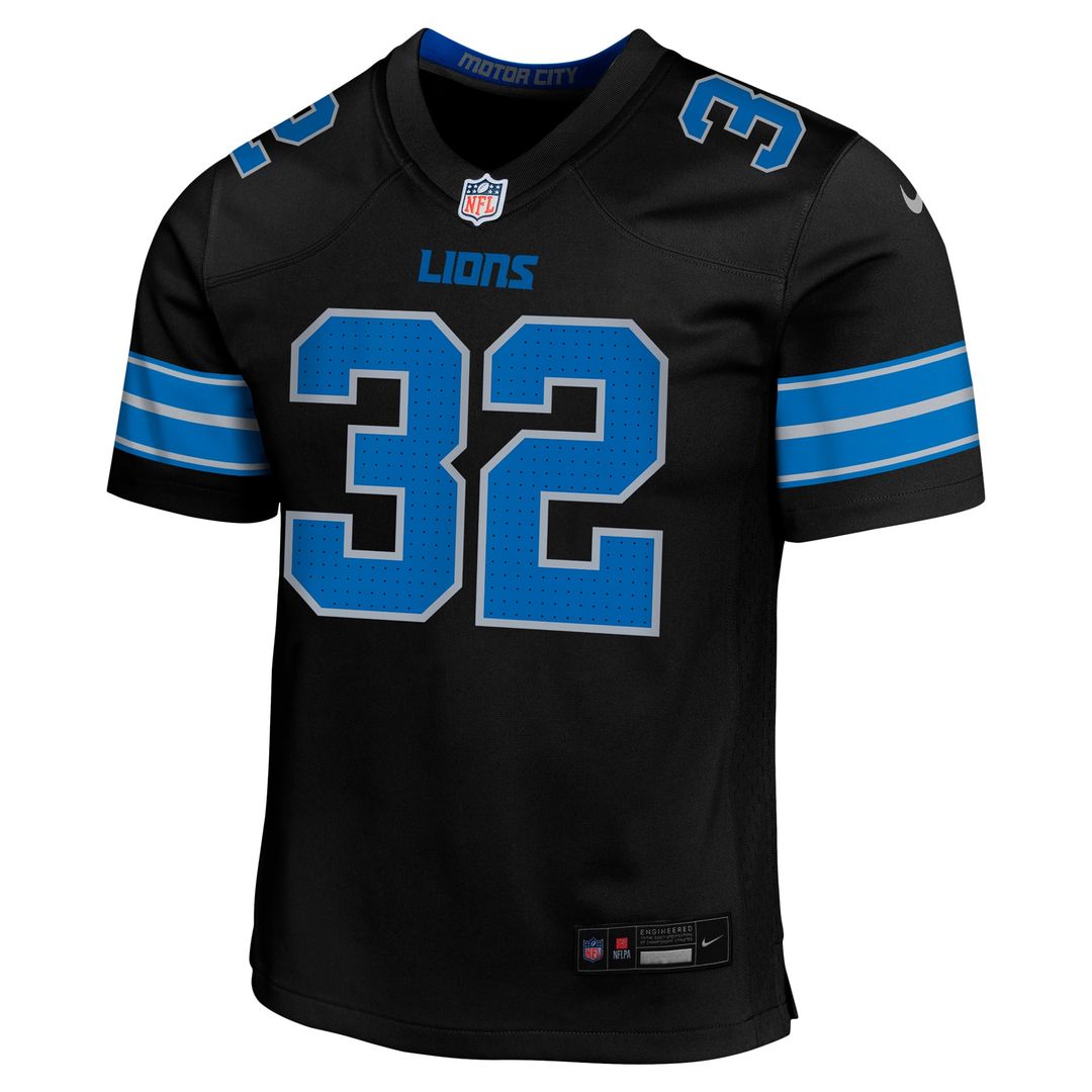 Youth Nike Detroit Lions Brian Branch Blue Game NFL Jersey