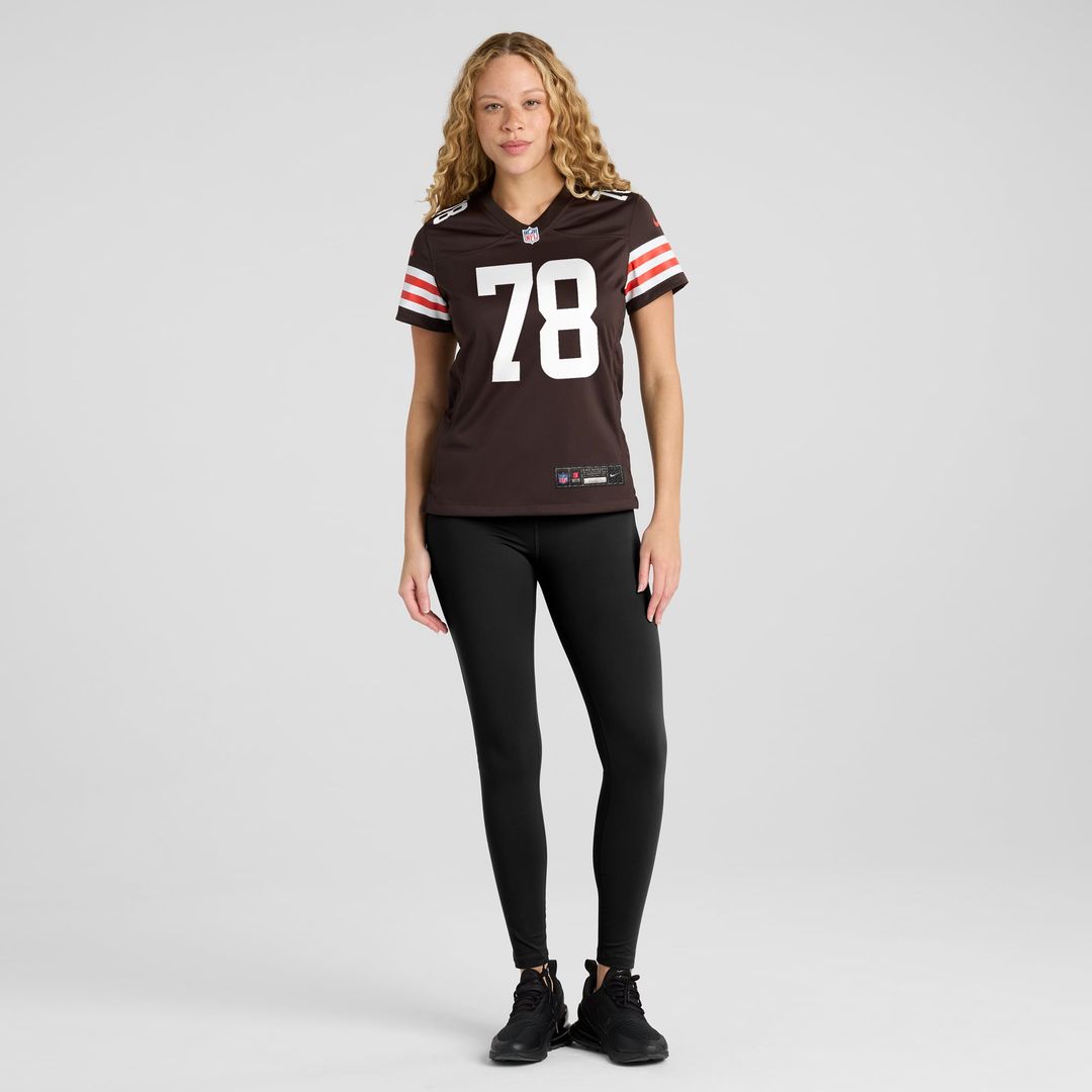 Women's Nike Cleveland Browns Jack Conklin Brown Player Game NFL Jersey