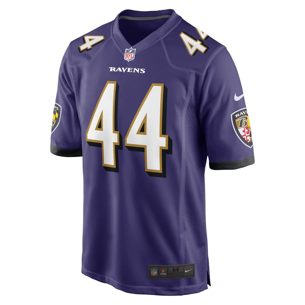Men's Nike Baltimore Ravens Marlon Humphrey Purple Game Team NFL Jersey