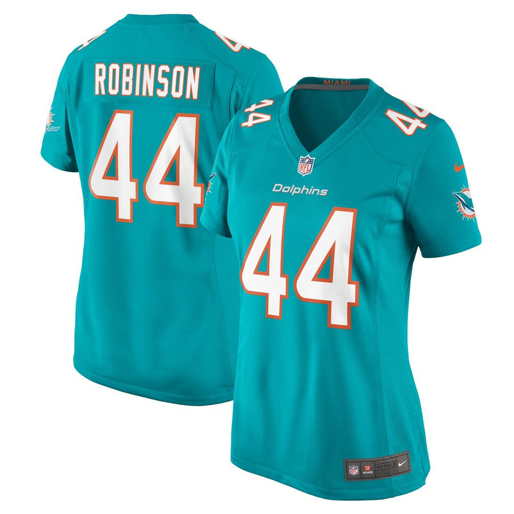 Women's Nike Miami Dolphins Chop Robinson Aqua Game NFL Jersey