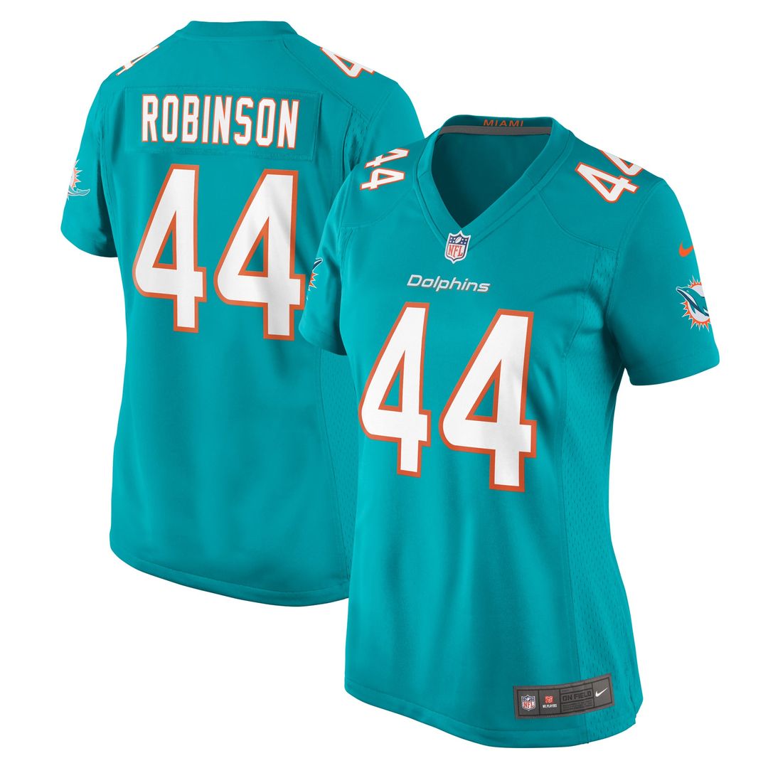 Women's Nike Miami Dolphins Chop Robinson Aqua Game NFL Jersey