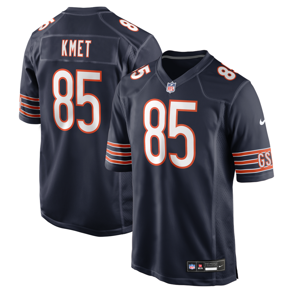 Men's Nike Chicago Bears Cole Kmet Navy Player Game NFL Jersey