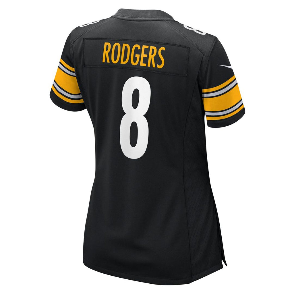 Women's Nike Pittsburgh Steelers Aaron Rodgers Black Game NFL Jersey