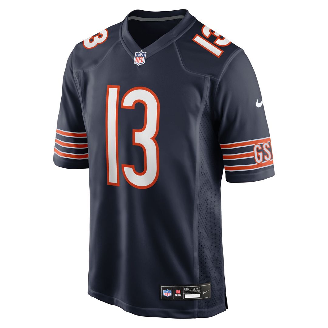 Men's Nike Chicago Bears Maurice Alexander Navy Team Game NFL Jersey