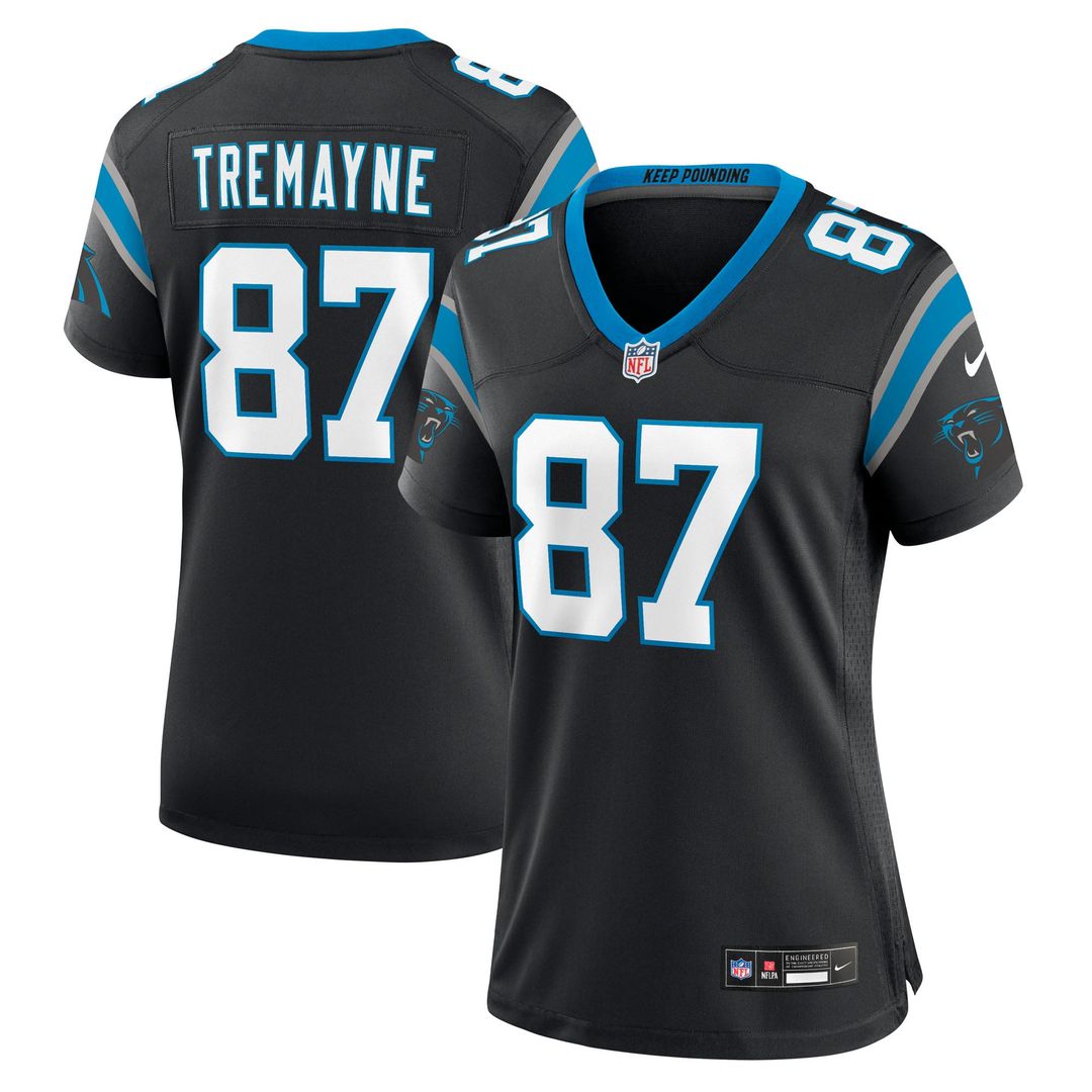 Women's Nike Carolina Panthers Brycen Tremayne Black Team Game NFL Jersey