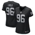 Women's Nike Las Vegas Raiders Jonah Laulu Black Game NFL Jersey