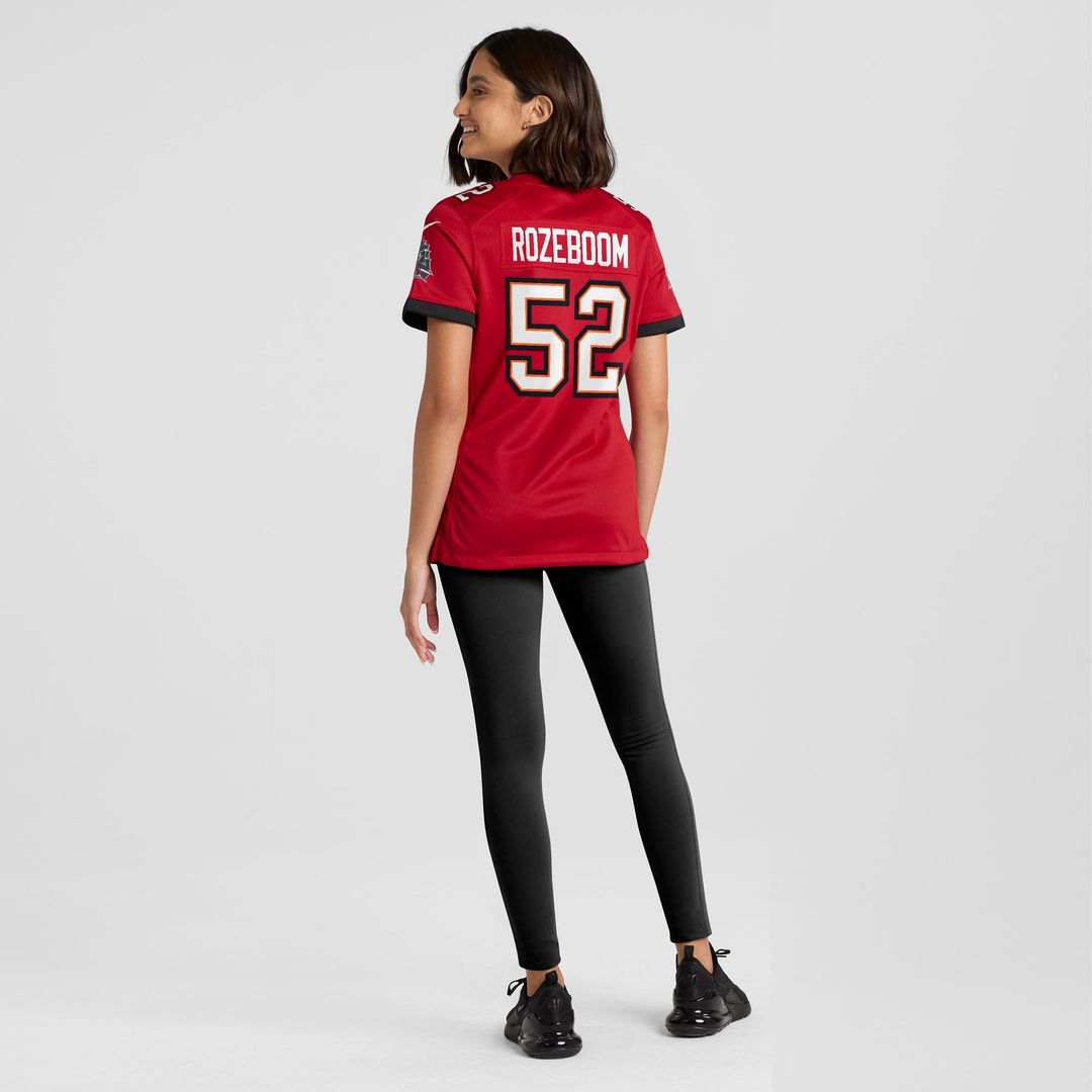 Women's Nike Tampa Bay Buccaneers Christian Rozeboom Red Team Game NFL Jersey