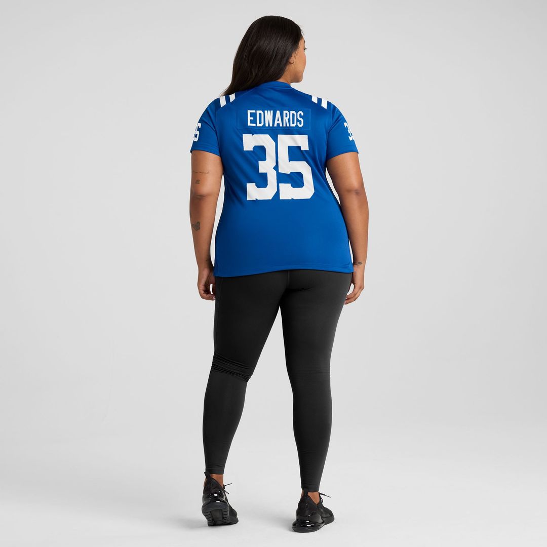Women's Nike Indianapolis Colts Johnathan Edwards Royal Team Game NFL Jersey