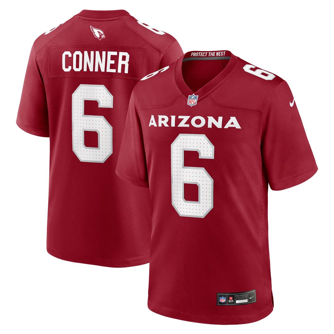 Men's Nike Arizona Cardinals James Conner Cardinal Home Game NFL Jersey