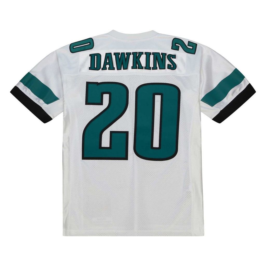 Men's Mitchell & Ness Philadelphia Eagles Brian Dawkins White 1996 Authentic Throwback Retired Player NFL Jersey