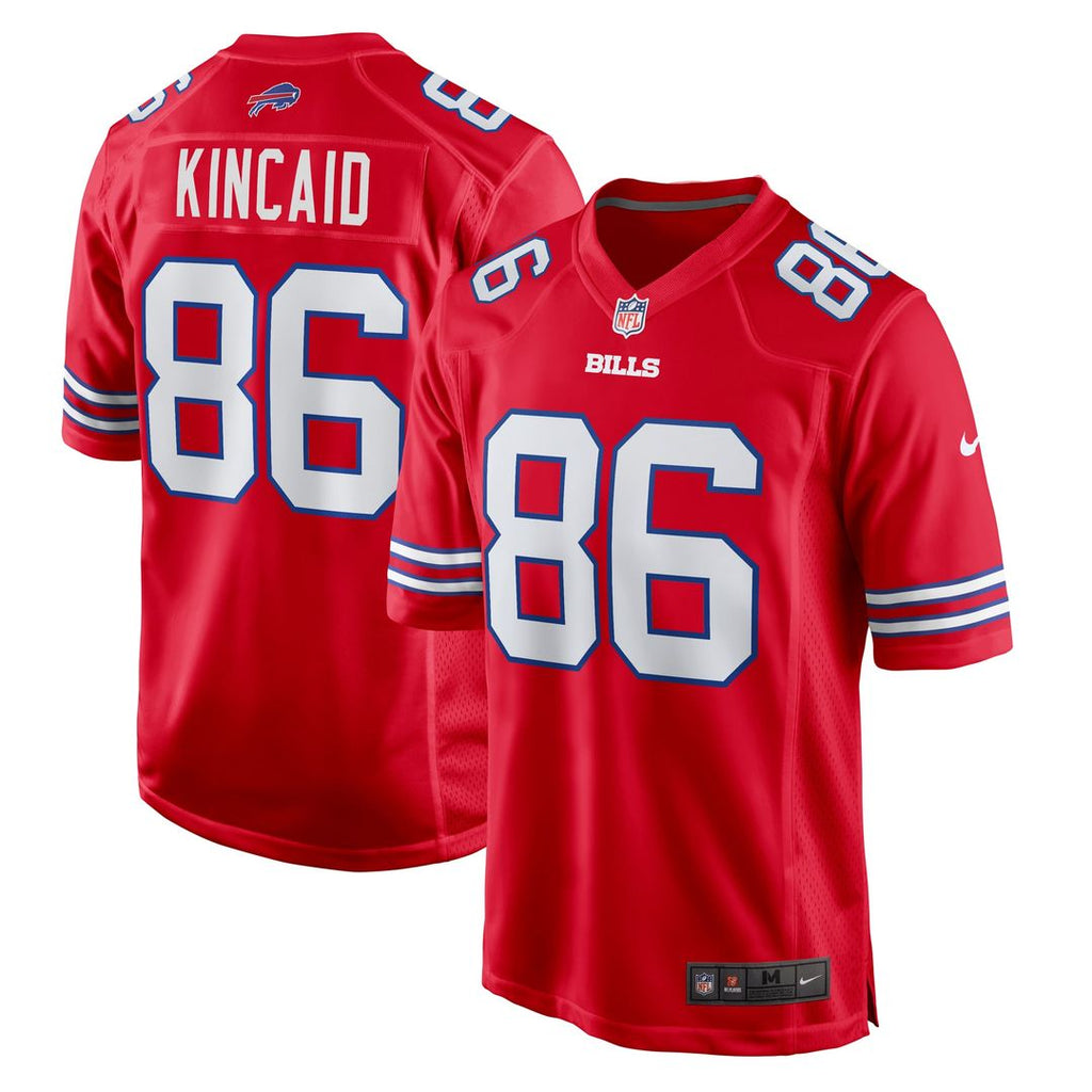 Men's Nike Buffalo Bills Dalton Kincaid Red Alternate Game NFL Jersey