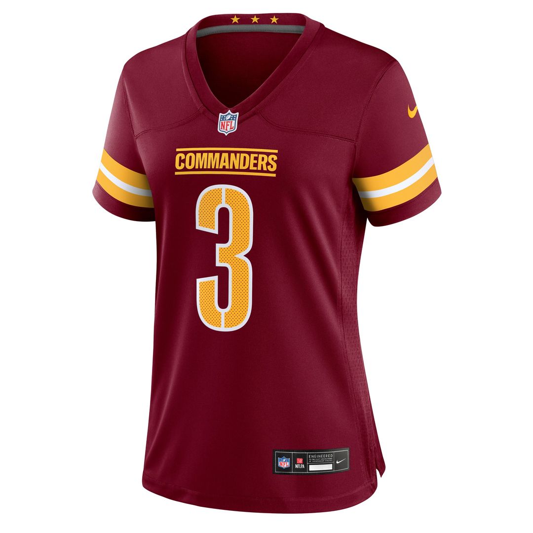 Women's Nike Washington Commanders Will Harris Burgundy Team Game NFL Jersey