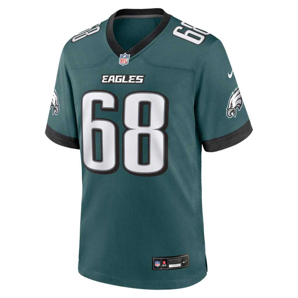 Men's Nike Philadelphia Eagles Jordan Mailata Midnight Green Team Game NFL Jersey