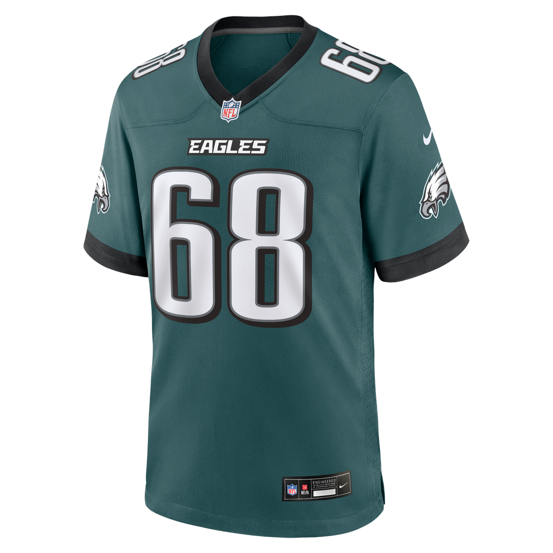Men's Nike Philadelphia Eagles Jordan Mailata Midnight Green Team Game NFL Jersey