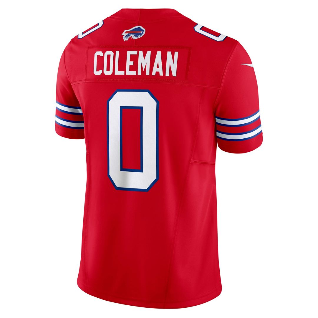 Men's Nike Buffalo Bills Keon Coleman Red Alternate Vapor F.U.S.E. Limited NFL Jersey