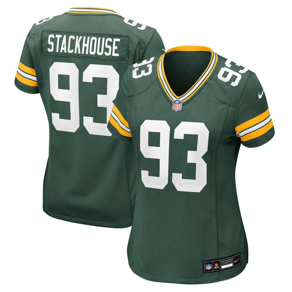 Women's Nike Green Bay Packers Nazir Stackhouse Green Team Game NFL Jersey