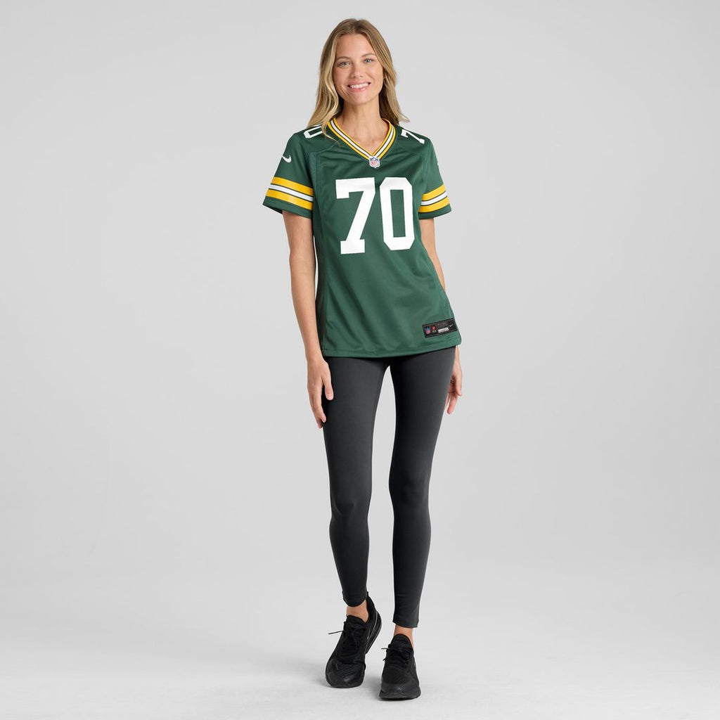 Women's Nike Green Bay Packers Darian Kinnard Green Team Game NFL Jersey