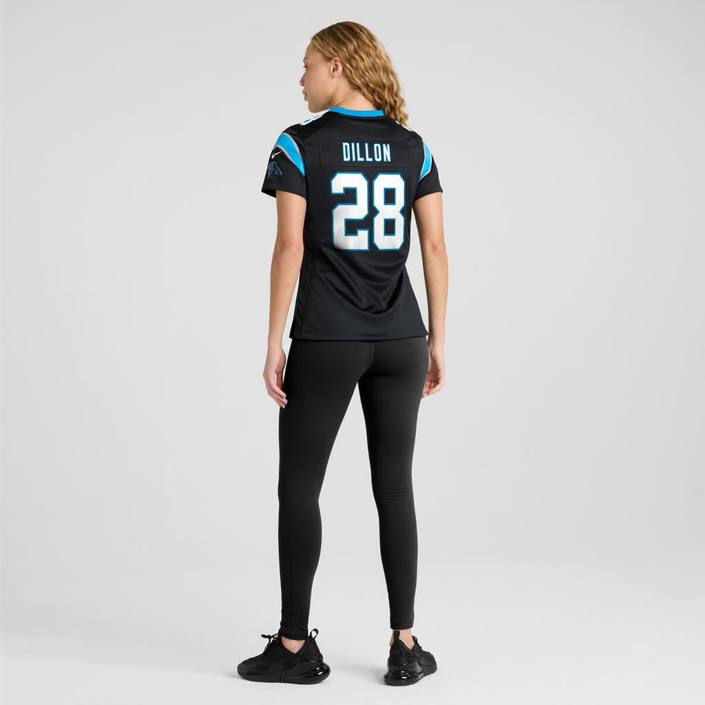 Women's Nike Carolina Panthers AJ Dillon Black Team Game NFL Jersey