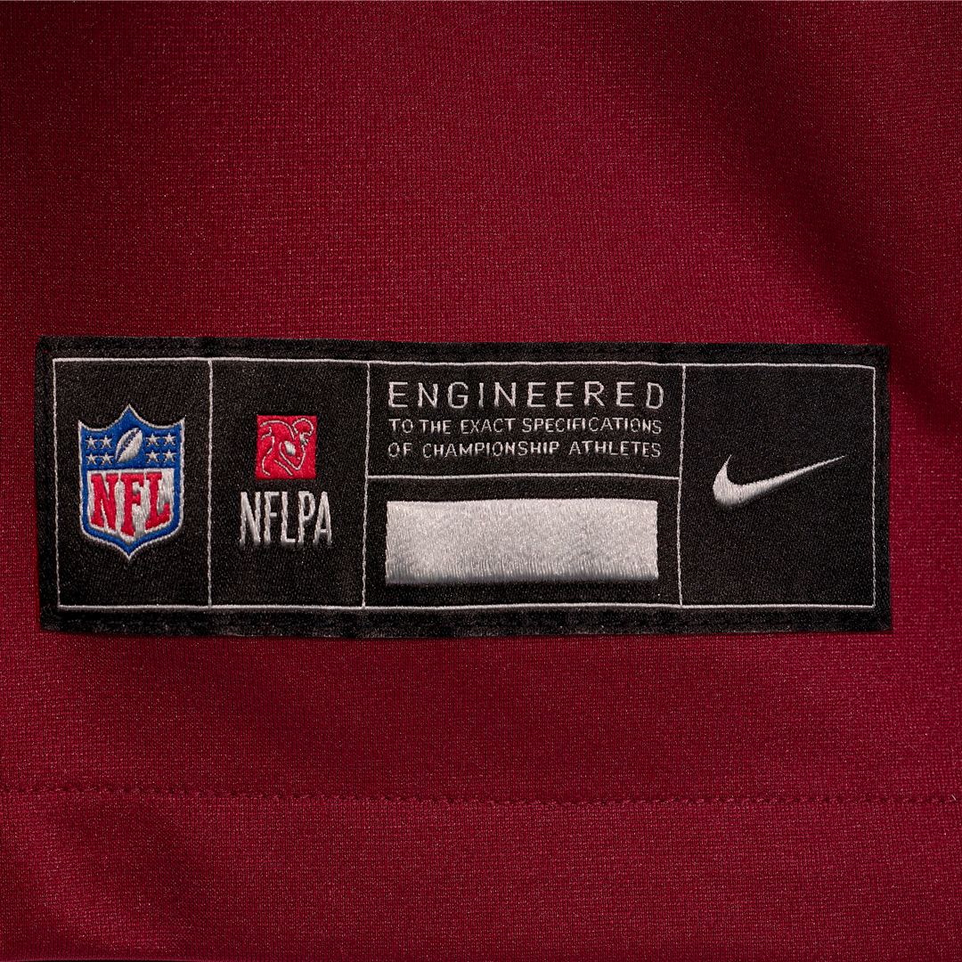 Men's Nike Washington Commanders Car'lin Vigers Burgundy Team Game NFL Jersey