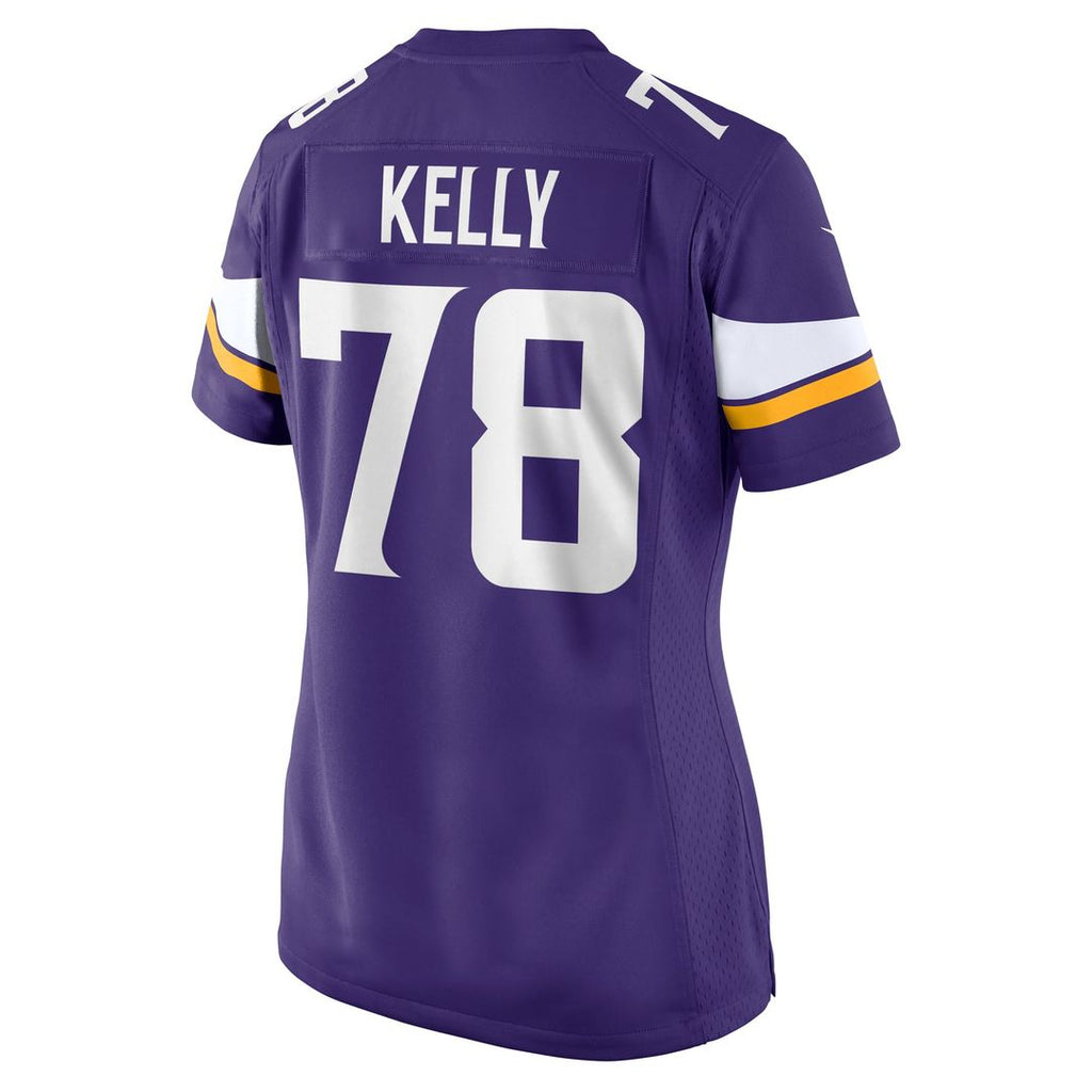 Women's Nike Minnesota Vikings Ryan Kelly Purple Team Game NFL Jersey