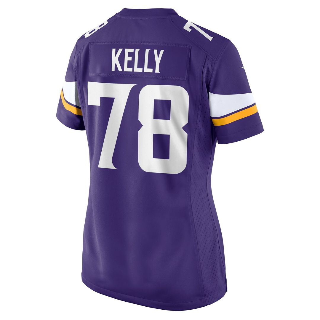 Women's Nike Minnesota Vikings Ryan Kelly Purple Team Game NFL Jersey