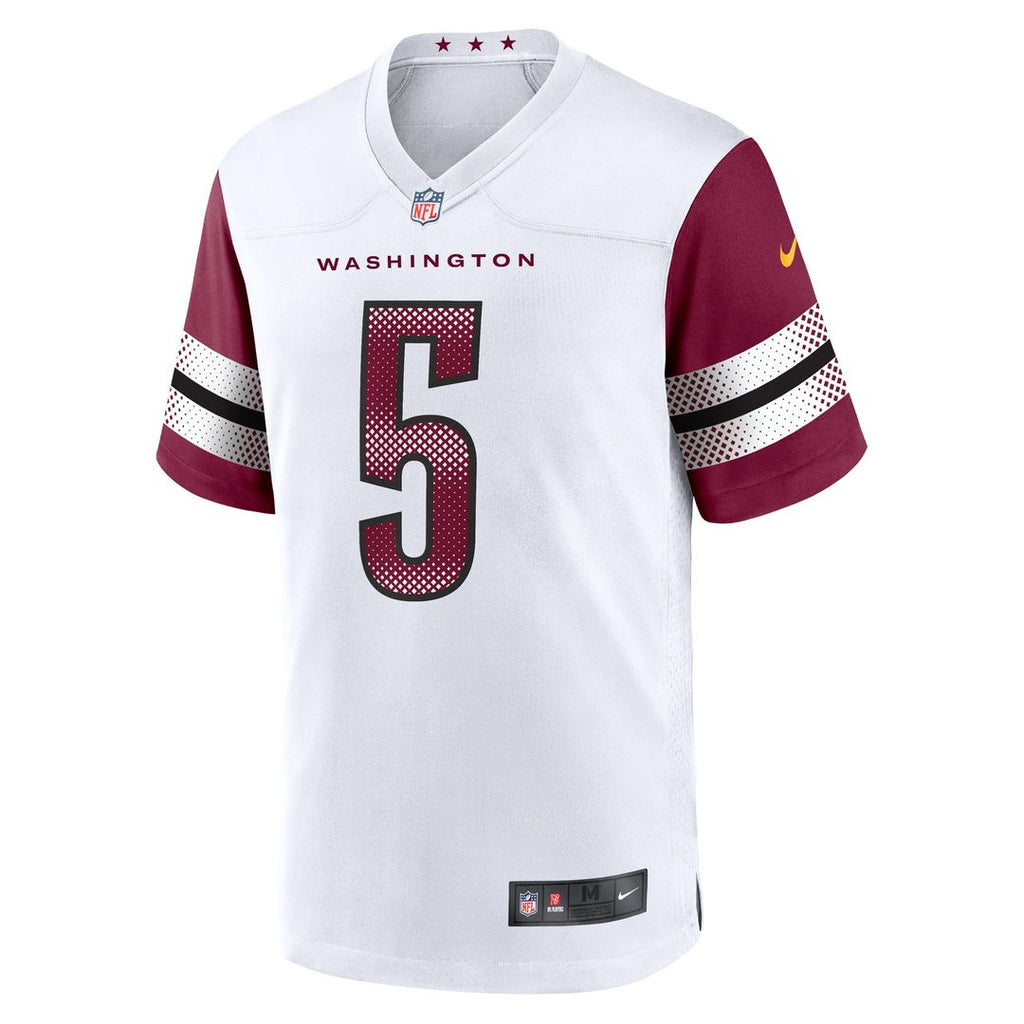 Men's Nike Washington Commanders Jayden Daniels White Player Game NFL Jersey