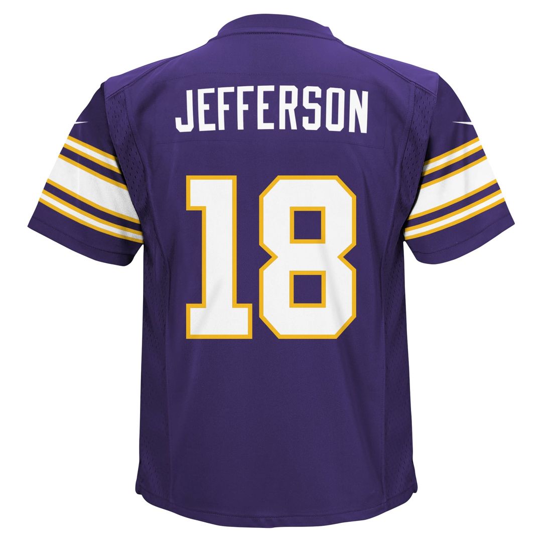 Infant Nike Minnesota Vikings Justin Jefferson Purple Alternate Player Game NFL Jersey