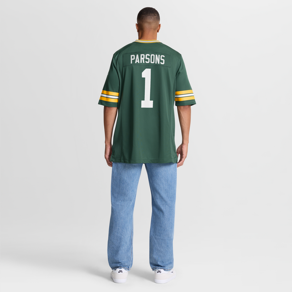 Men's Nike Green Bay Packers Micah Parsons Green Game Player NFL Jersey