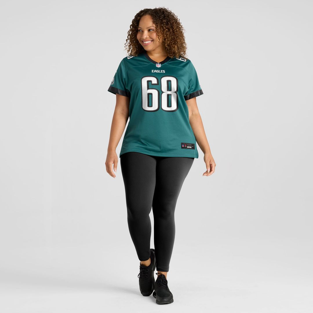 Women's Nike Philadelphia Eagles Jordan Mailata Midnight Green Team Game NFL Jersey
