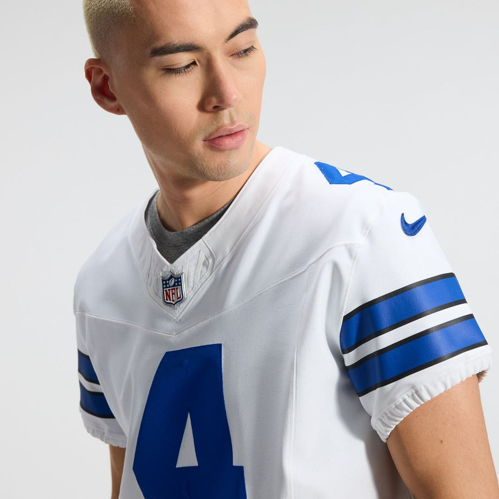 Men's Nike Dallas Cowboys Dak Prescott White Vapor F.U.S.E. Elite NFL Jersey