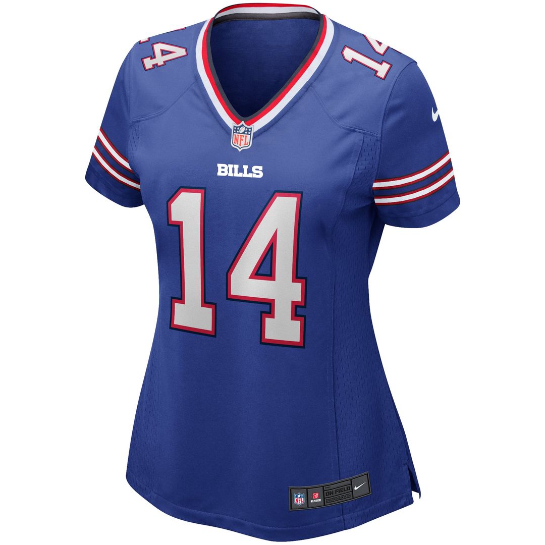 Women's Nike Buffalo Bills Frank Reich Royal Game Retired Player NFL Jersey