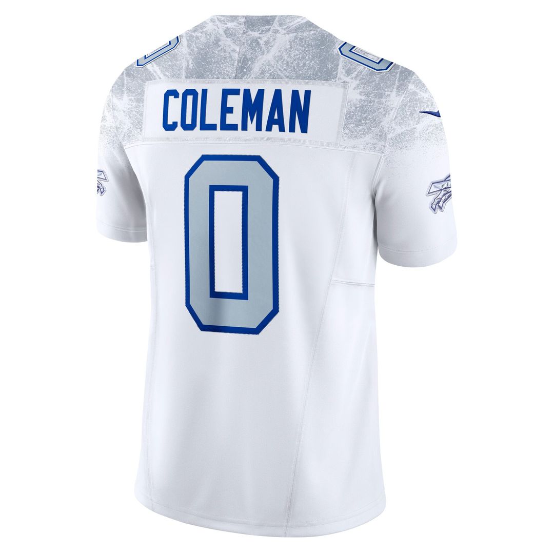 Men's Nike Buffalo Bills Keon Coleman White 2025 Rivalries Collection Stitched Limited NFL Jersey