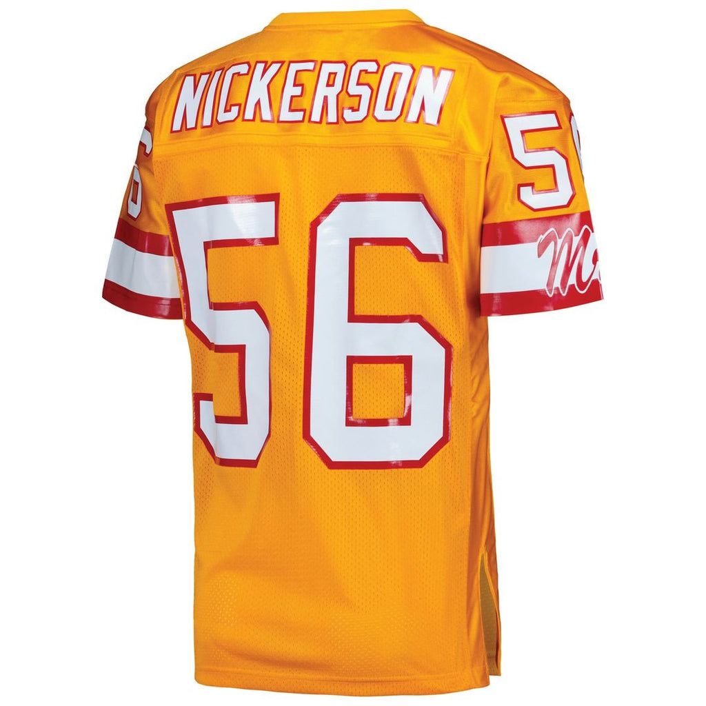 Men's Mitchell & Ness Tampa Bay Buccaneers Hardy Nickerson Orange 1993 Authentic Throwback Retired Player NFL Jersey