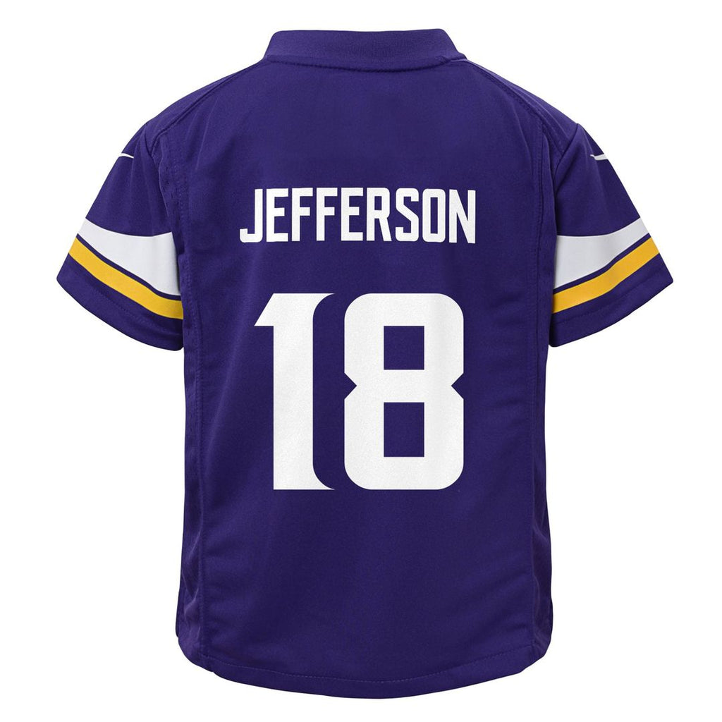 Toddler Nike Minnesota Vikings Justin Jefferson Purple Game NFL Jersey