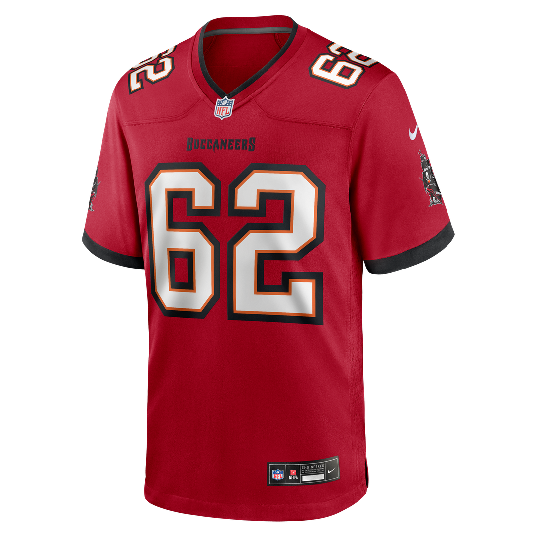 Men's Nike Tampa Bay Buccaneers Graham Barton Red Player Game NFL Jersey