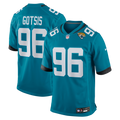 Men's Nike Jacksonville Jaguars Adam Gotsis Teal Game NFL Jersey