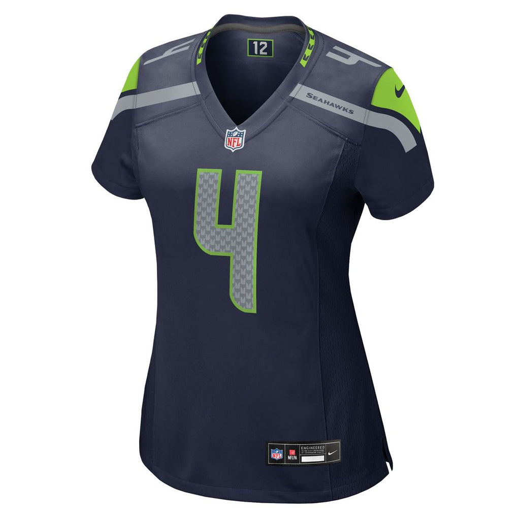 Women's Nike Seattle Seahawks Michael Dickson College Navy Team Game NFL Jersey