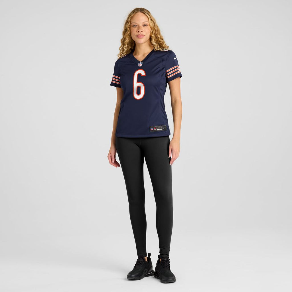 Women's Nike Chicago Bears Kyler Gordon Navy Game Player NFL Jersey
