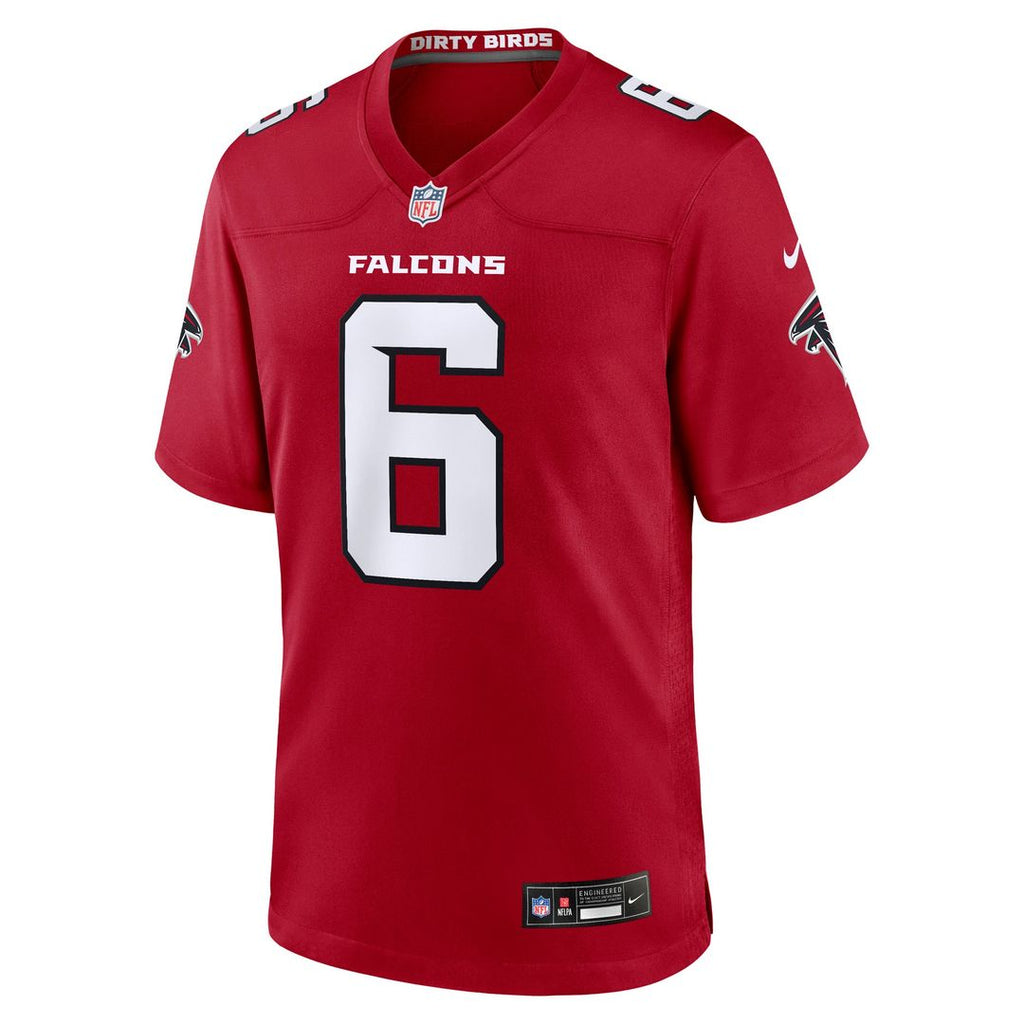 Men's Nike Atlanta Falcons Nick Folk Red Team Game NFL Jersey