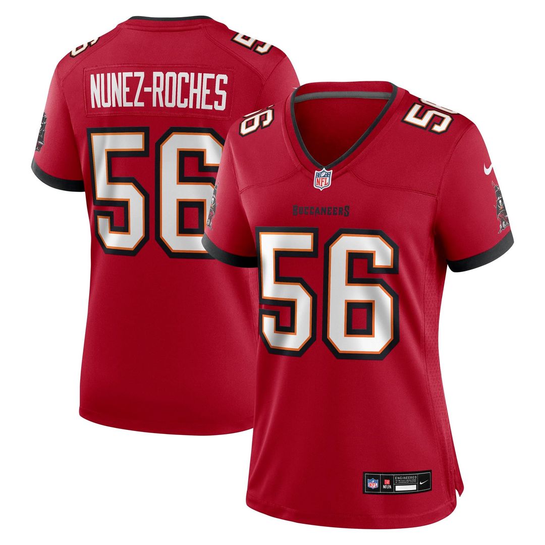 Women's Nike Tampa Bay Buccaneers Rakeem Nunez-Roches Red Team Game NFL Jersey