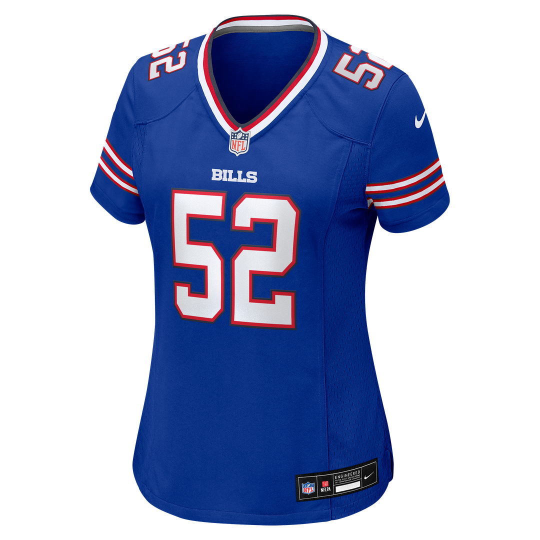 Women's Nike Buffalo Bills Kaleb Elarms-Orr Royal Team Game NFL Jersey