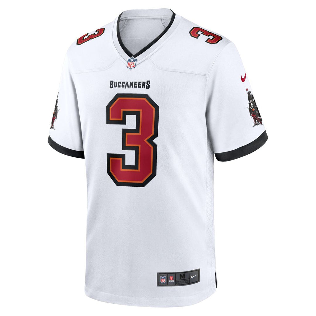 Men's Nike Tampa Bay Buccaneers Rueben Bain Jr. White Game NFL Jersey