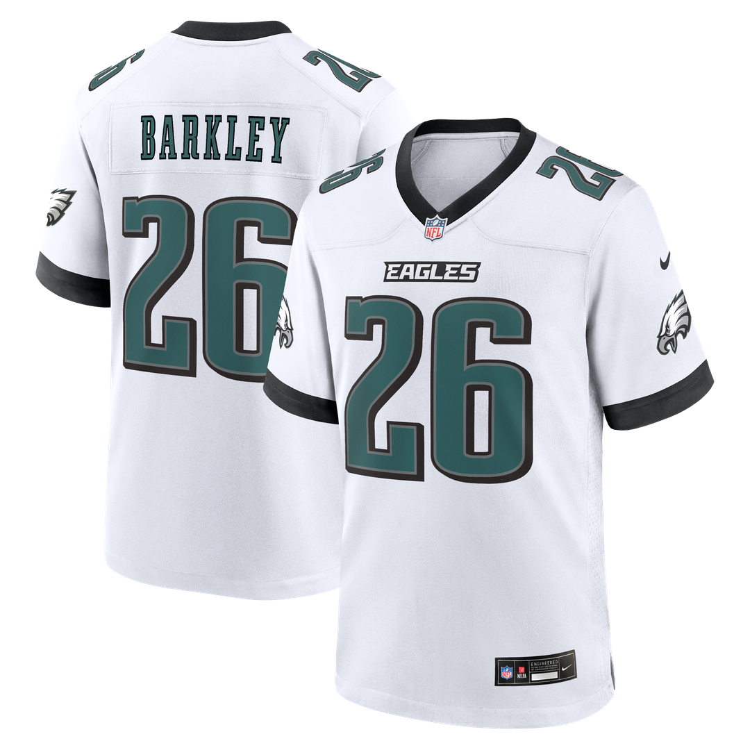 Men's Nike Philadelphia Eagles Saquon Barkley Kelly Green Alternate Game NFL Jersey