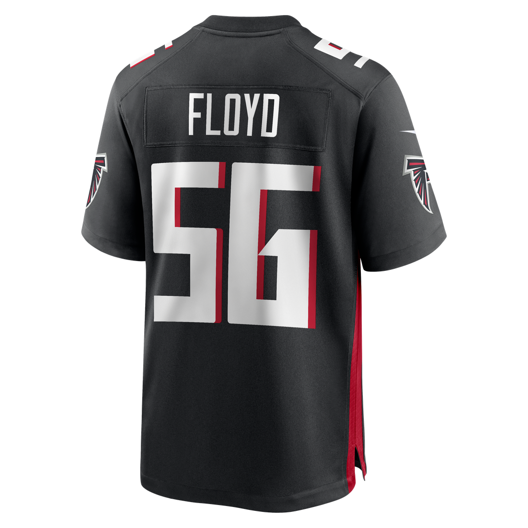 Men's Nike Atlanta Falcons Leonard Floyd Black Team Game NFL Jersey