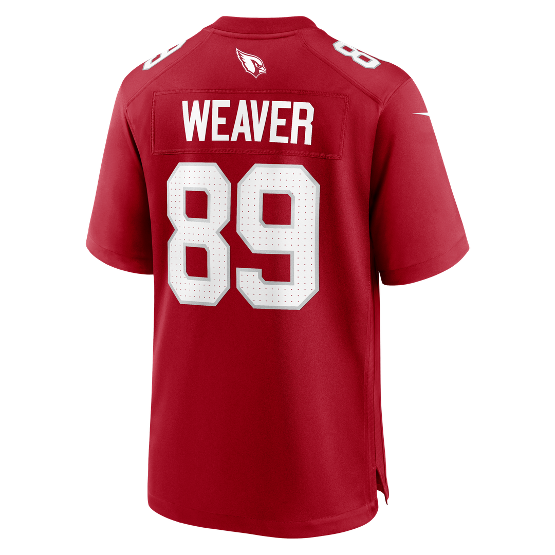 Men's Nike Arizona Cardinals Xavier Weaver Cardinal Team Game NFL Jersey
